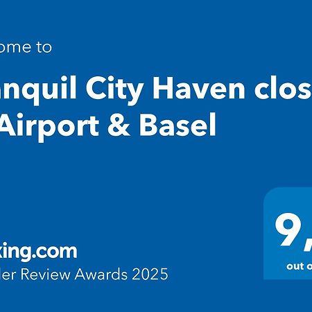 Tranquil City Haven Close To Airport & Basel 생루이 외부 사진